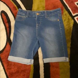 Children’s blue jeans shorts